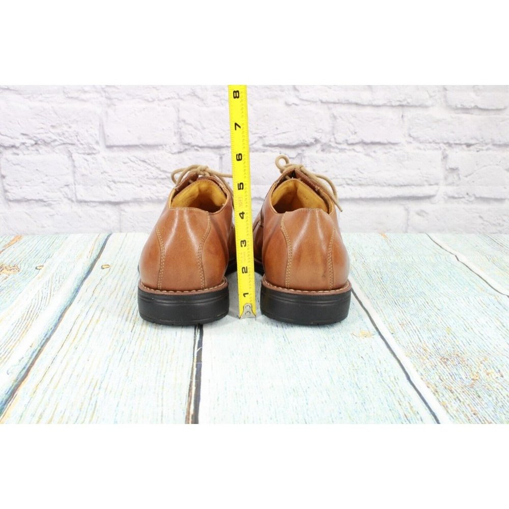 Sandro Moscoloni Brown Leather Cap Toe Dress Oxford Shoes Size 11.5 M - Picture 5 of 9